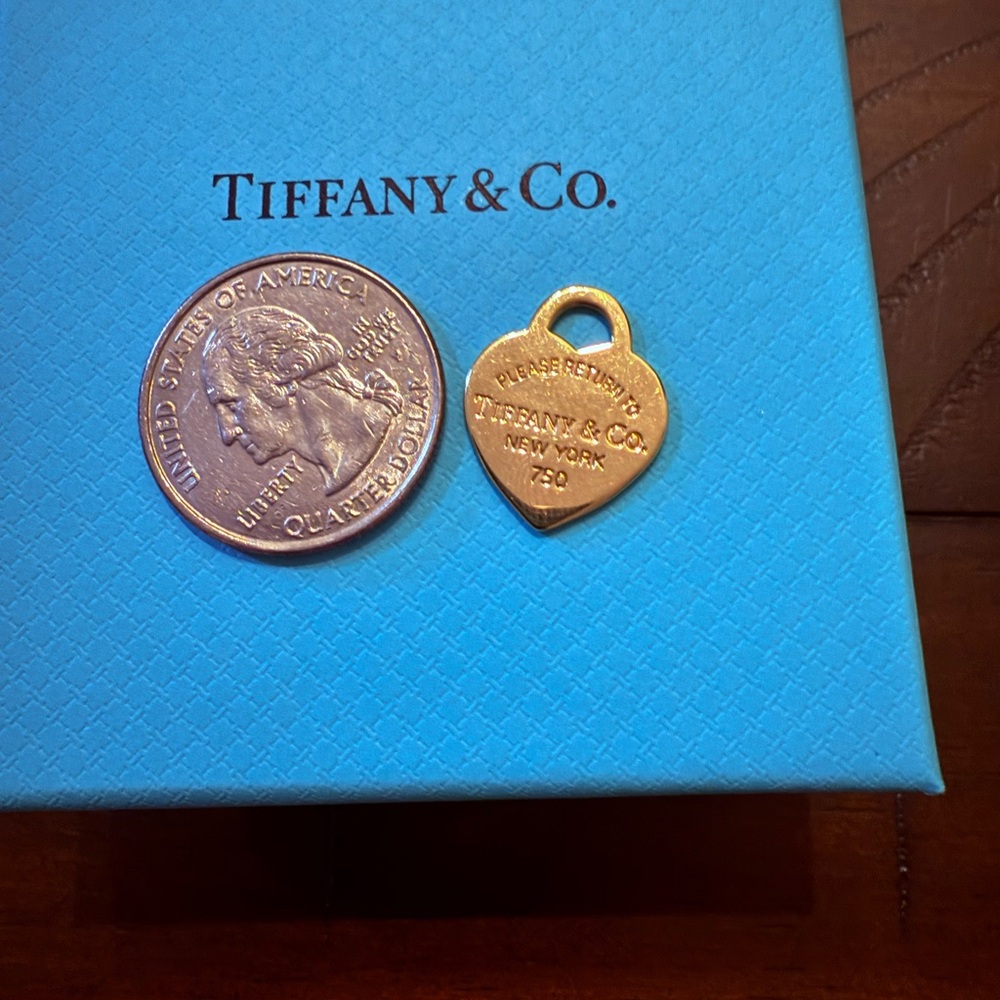 Tiffany & Co. Gold Heart Tag